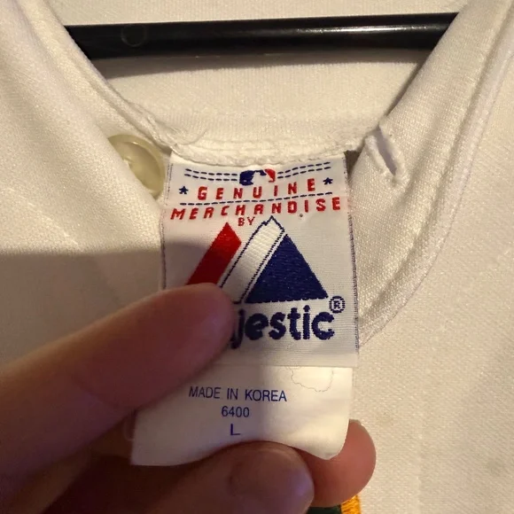 ⚾️ Oakland Athletics Eric Chavez Majestic MLB Jersey | Size Large - Picture 3 of 4